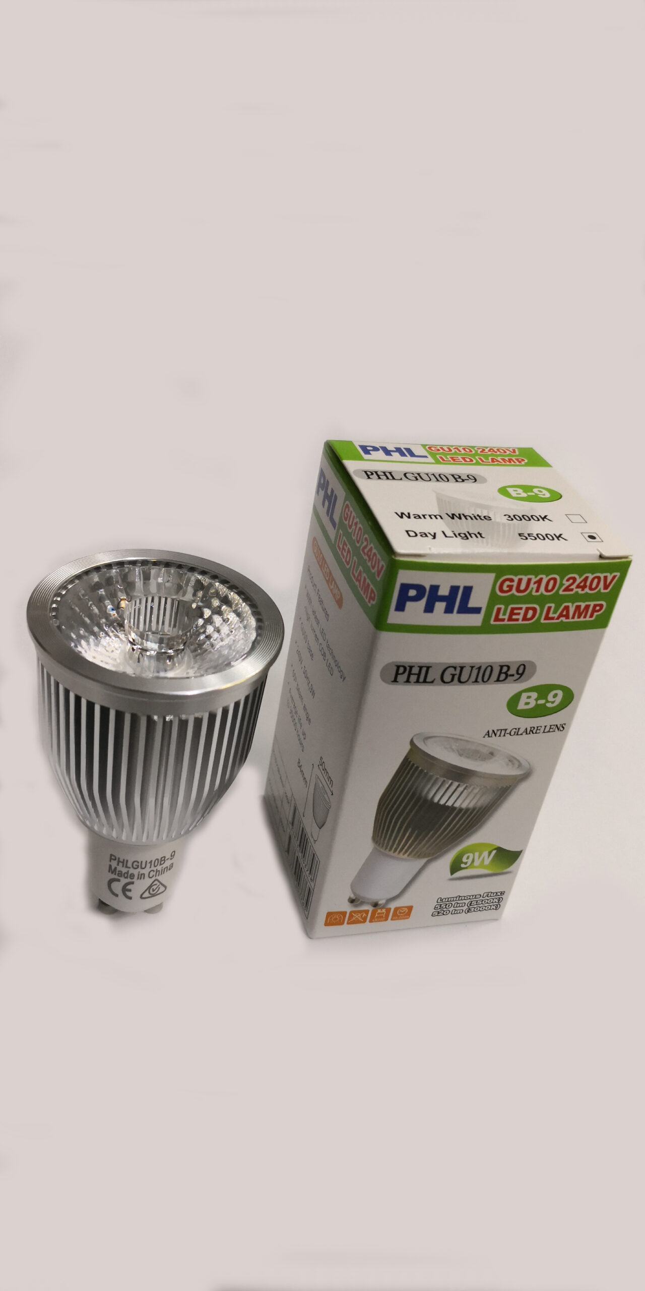 PHLGU10 B9D Gu10 LED Globe 9W Dimmable – Bright Lighting